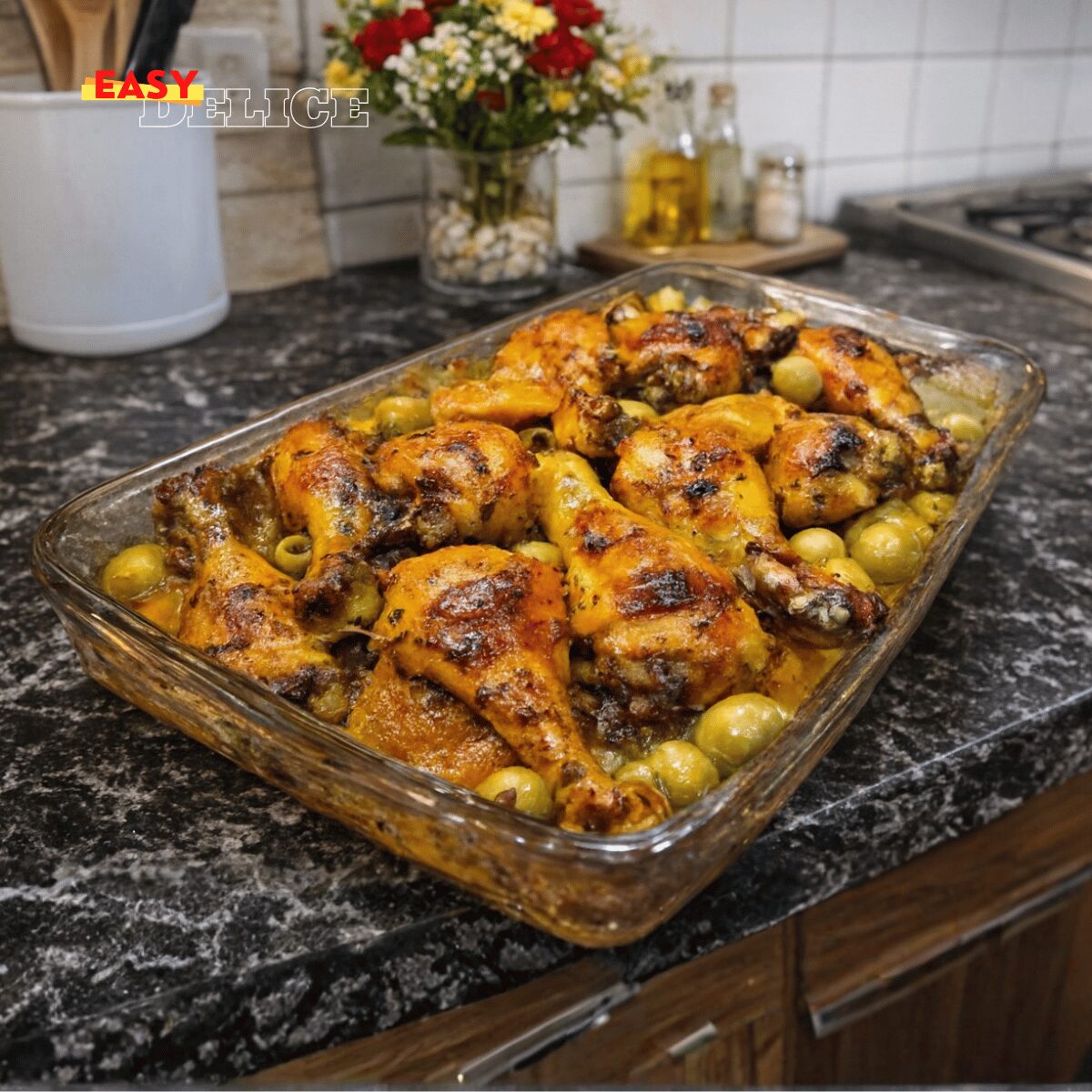Pilons de Poulet aux Olives et Citron Confit – Recette Facile et Gourmande