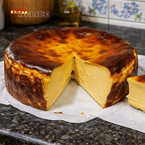 Cheesecake Basque à la Vanille