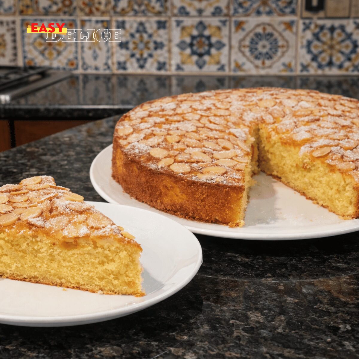 Gâteau Fondant aux Amandes et Cerises Noires à la Façon de Cyril Lignac