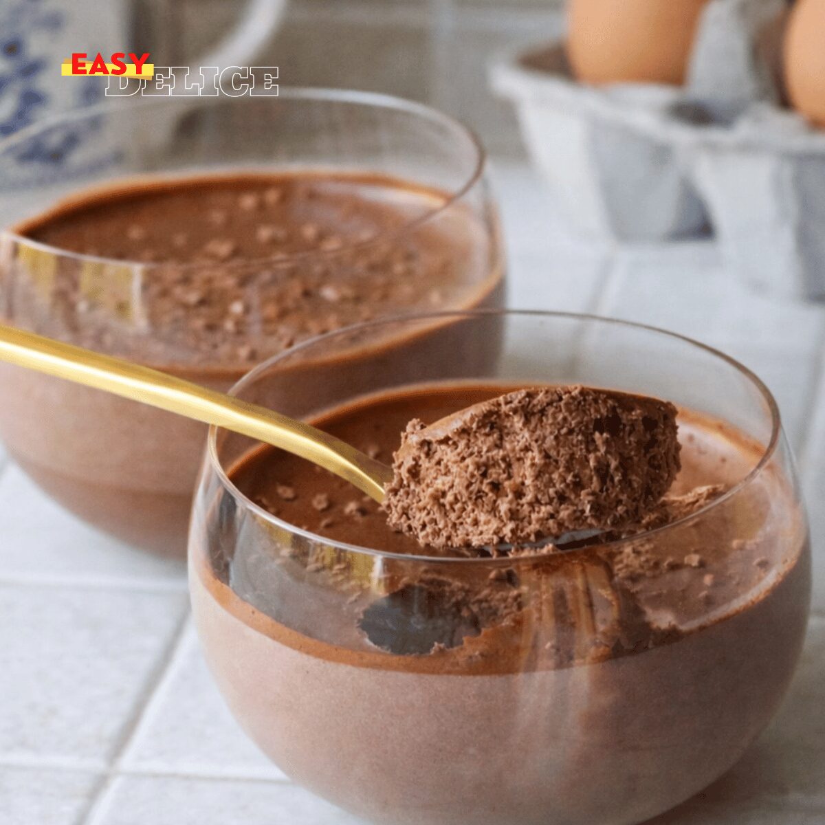 Mousse au Chocolat Healthy – Sans Sucre, Sans Beurre (Recette Inratable)