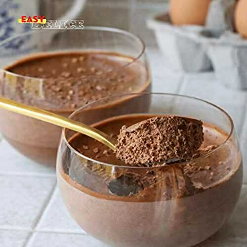 Mousse au Chocolat Healthy – Sans Sucre, Sans Beurre (Recette Inratable)