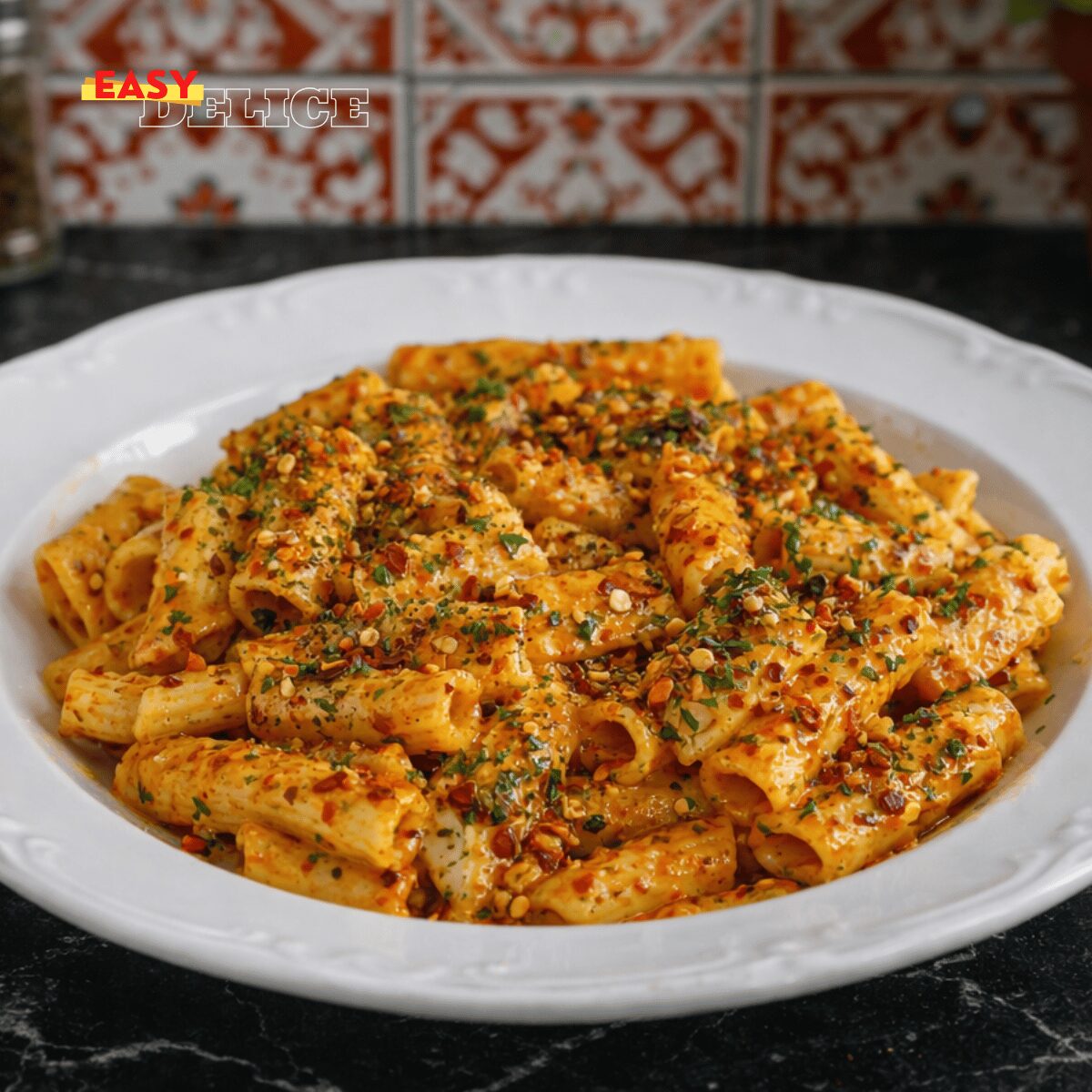 Pâtes Crémeuses au Poulet Façon Toscane – Sauce Onctueuse et Parfumée