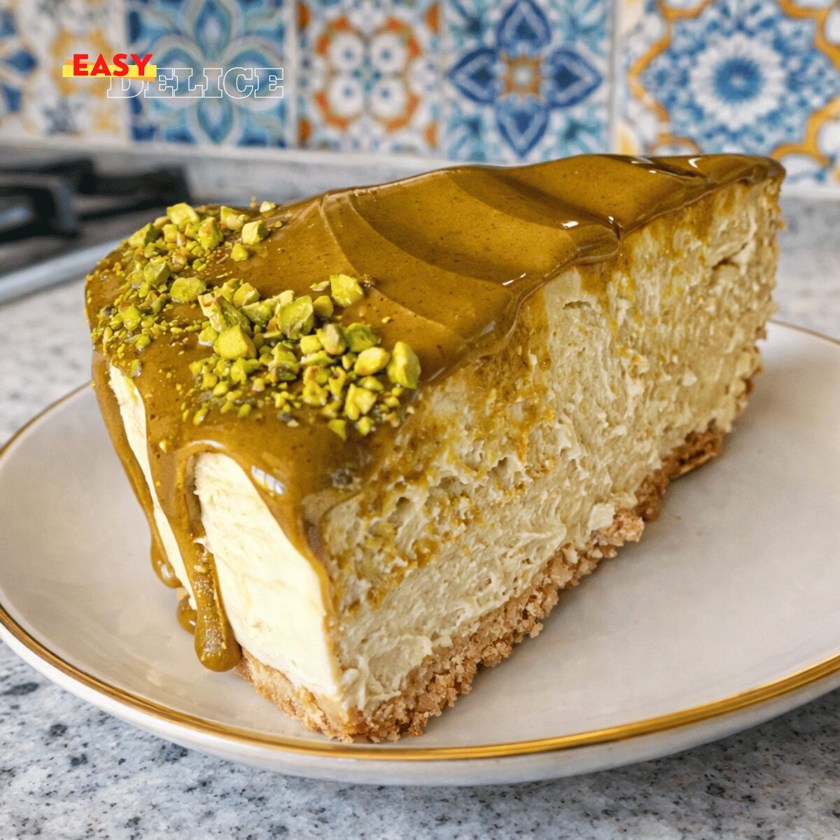 Cheesecake Sans Cuisson Pistache : Ultra Crémeux et Gourmand