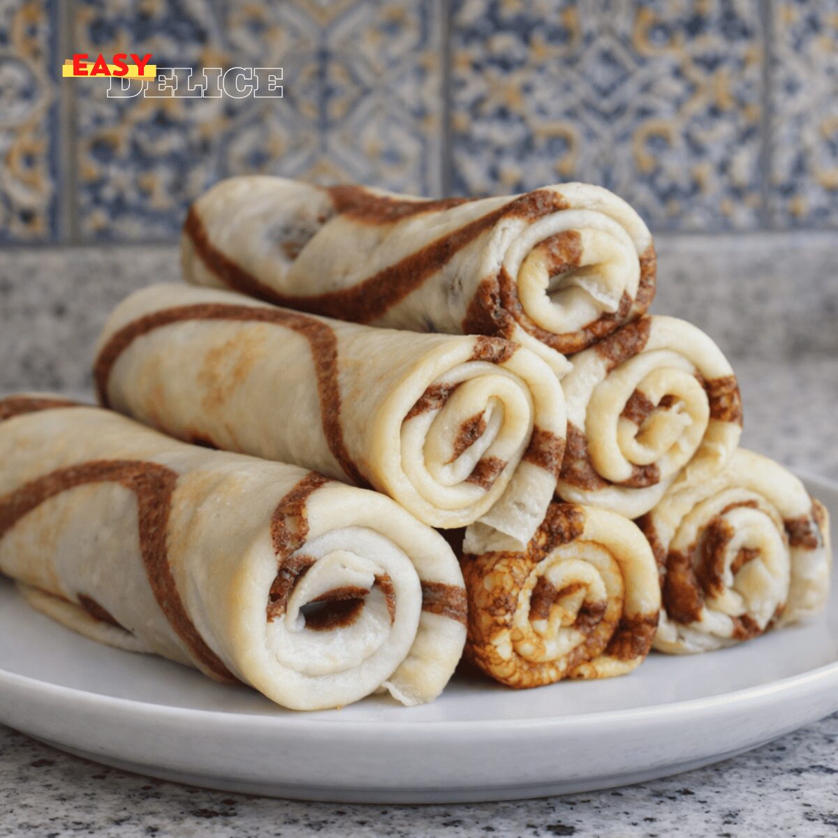 Crêpes Spirales Vanille & Chocolat