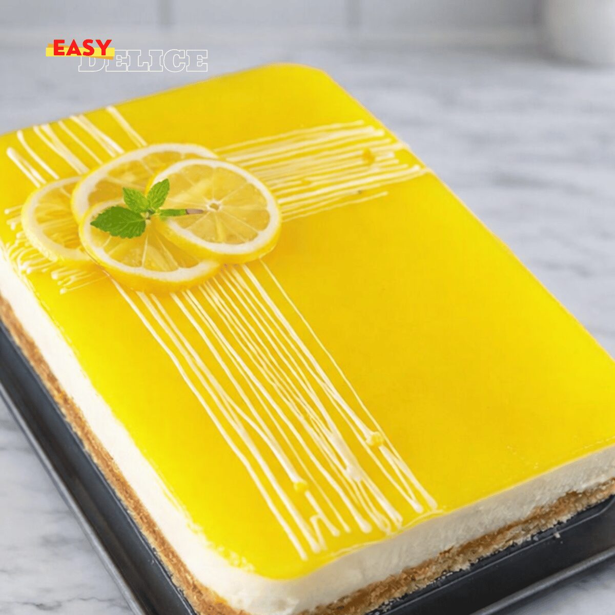 Entremets Citron Express Sans Cuisson – Recette Inratable