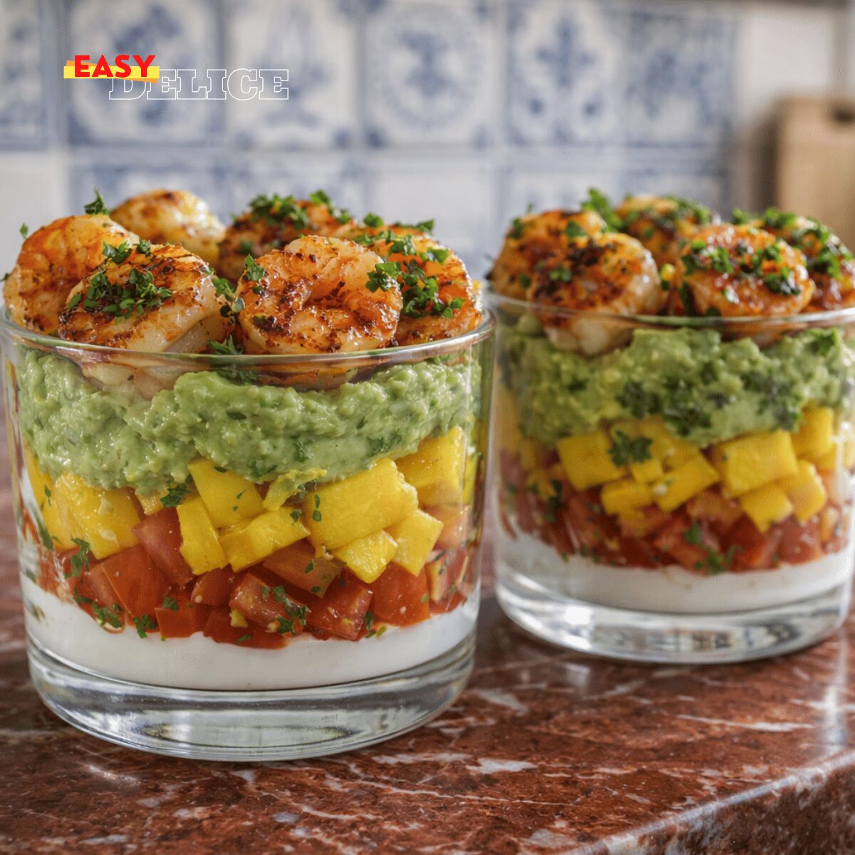 Meilleure Recette de Crevettes Grillées à la Mangue et Guacamole – Fraîche, Facile et Exotique