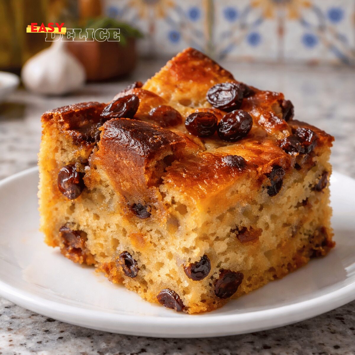 Pudding Maison Traditionnel aux Raisins