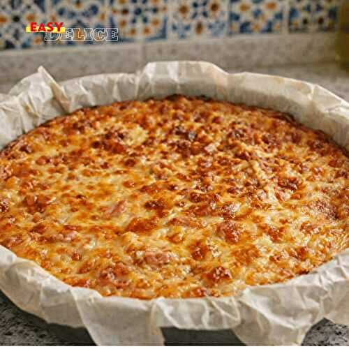 QUICHE SANS PÂTE AUX LARDONS