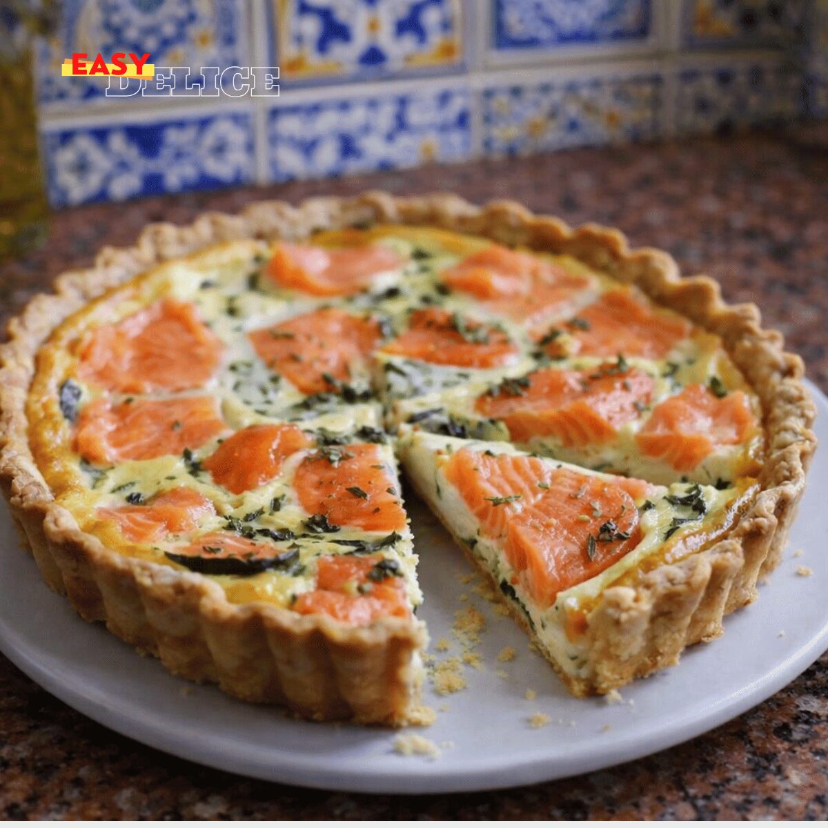 Quiche Saumon Fromage Frais – Plat Simple et Économique