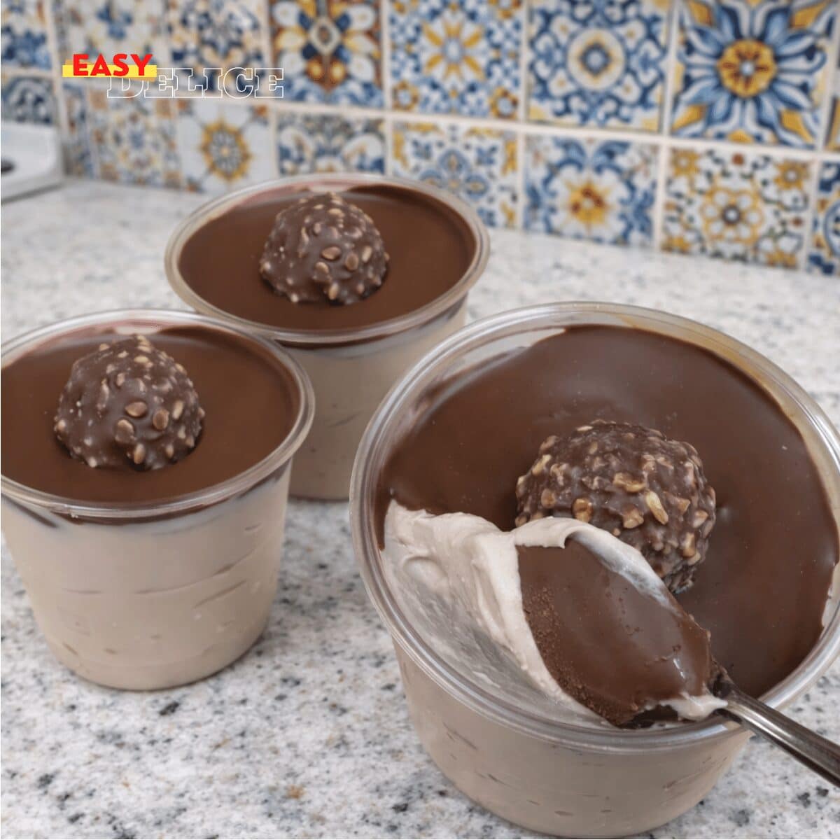 Verrine Gourmande au Ferrero Rocher