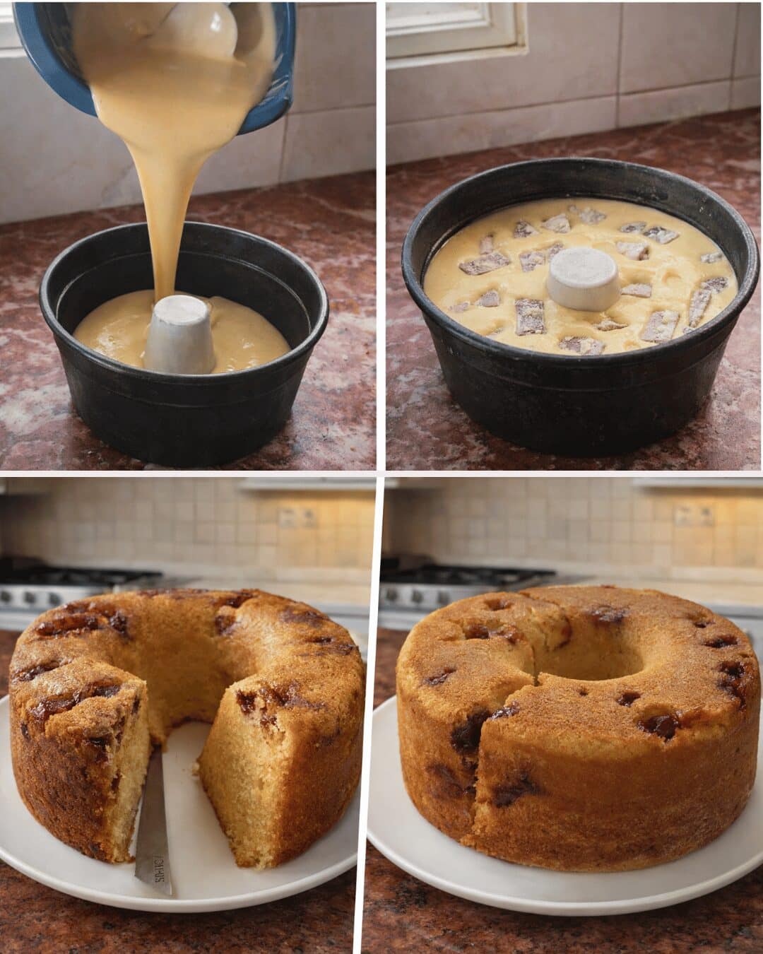 Bundt Cake aux Dattes (ou Fruits Confits) – Ultra Moelleux & Gourmand