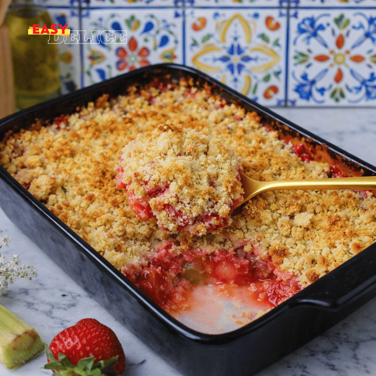 Crumble Fraises Inratable