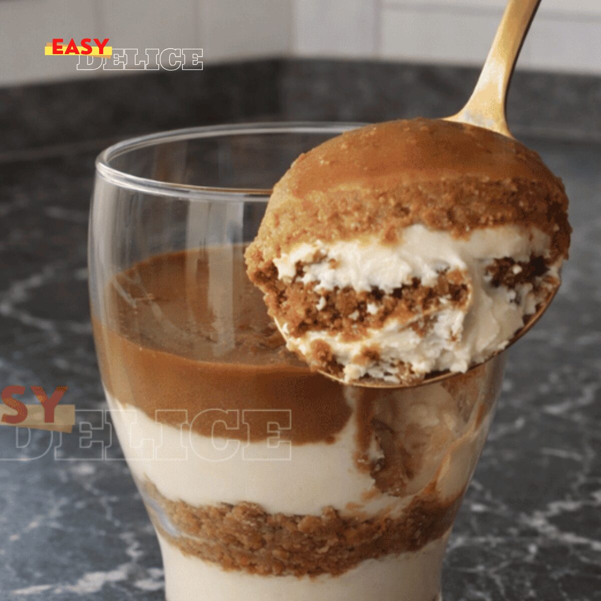  Dessert Crémeux Spéculoos en Verrine (Recette Pro & Inratable)