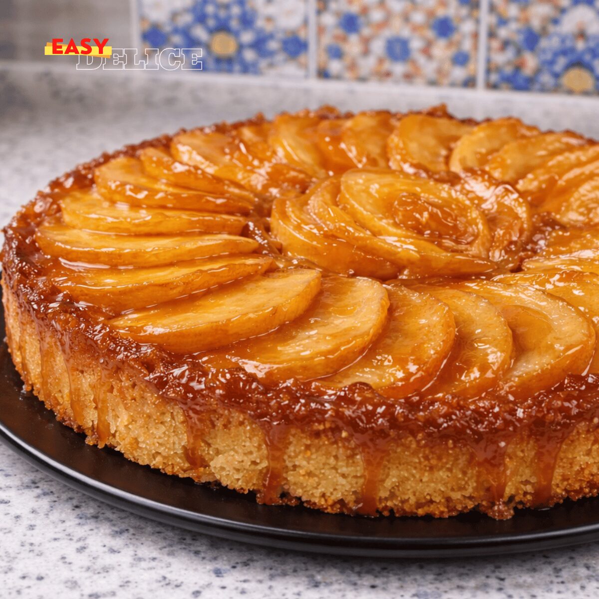 Tarte aux Pommes Caramélisées Gastronomique et Fondante