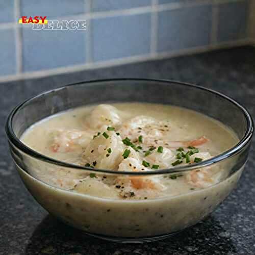 Velouté de Coquilles Saint-Jacques crémeux et raffiné