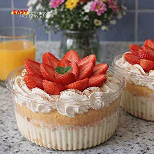 Fraisier Express en Verrine (Crémeux, Léger & Ultra Gourmand)