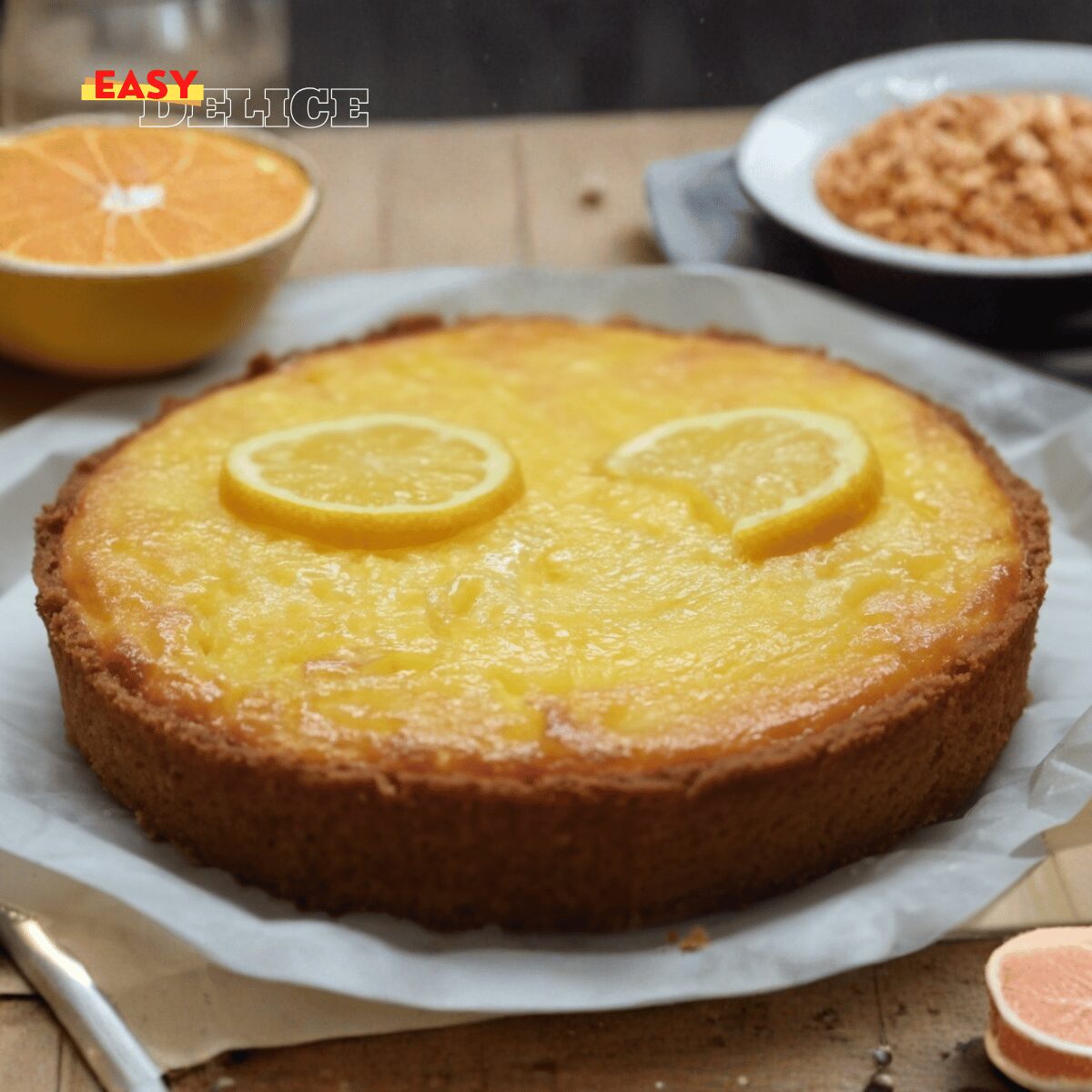 Gâteau Fondant au Citron (Ultra Moelleux & Intensément Parfumé)
