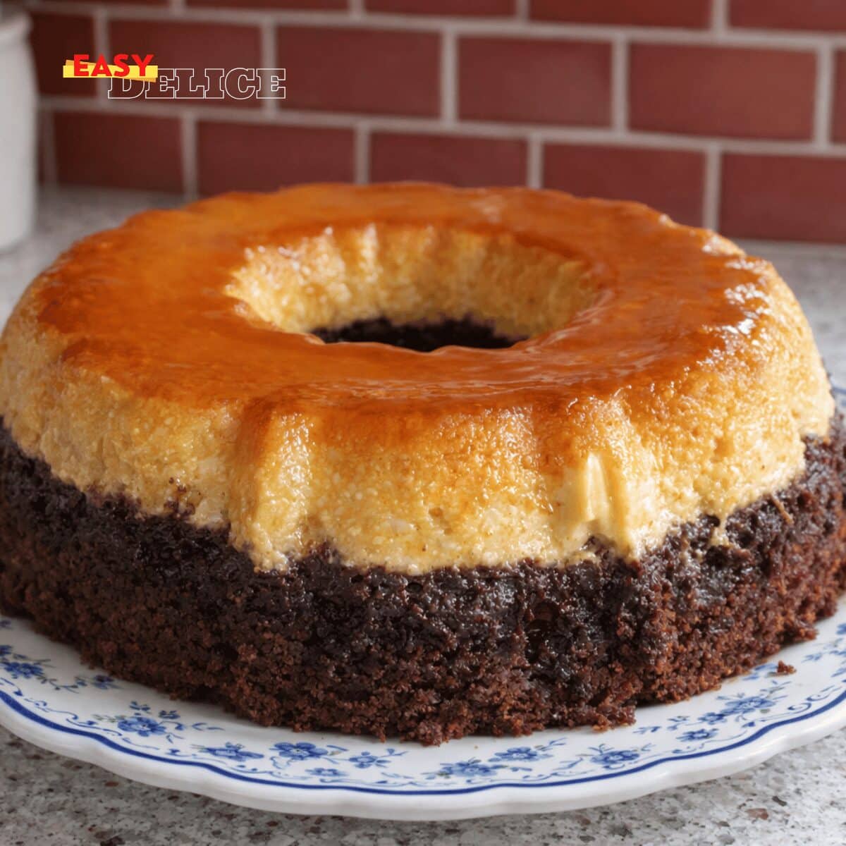 Gâteau Magique Flan & Chocolat au Caramel – La Recette 2 Textures Inratable