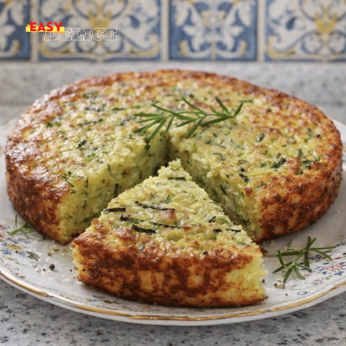 Gâteau Moelleux Courgettes & Parmesan (Léger, Savoureux & Ultra Moelleux)