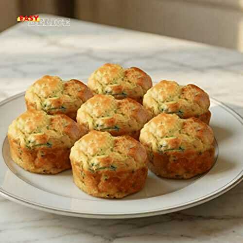 Muffins Salés Courgette & Parmesan (Moelleux, Légers & Savoureux)