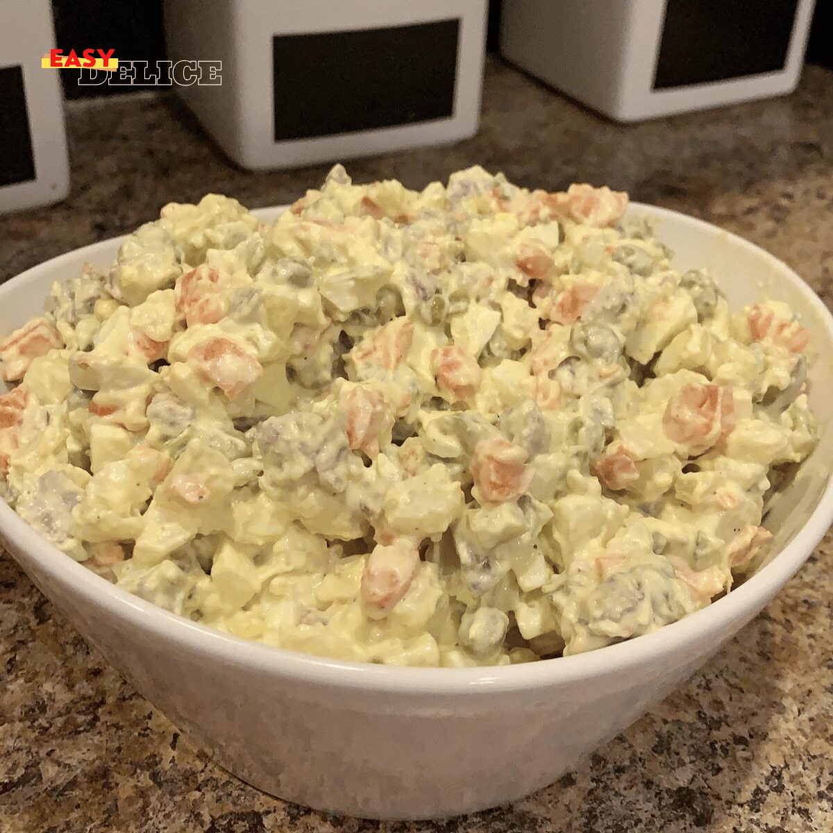 Salade Russe (Macédoine) à la Sauce Ultra Crémeuse