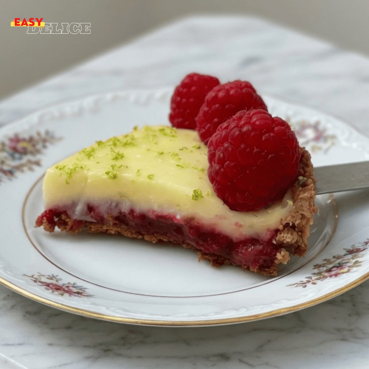 Tarte Citron & Framboise (Ultra Fraîche, Acidulée & Effet Pâtisserie)
