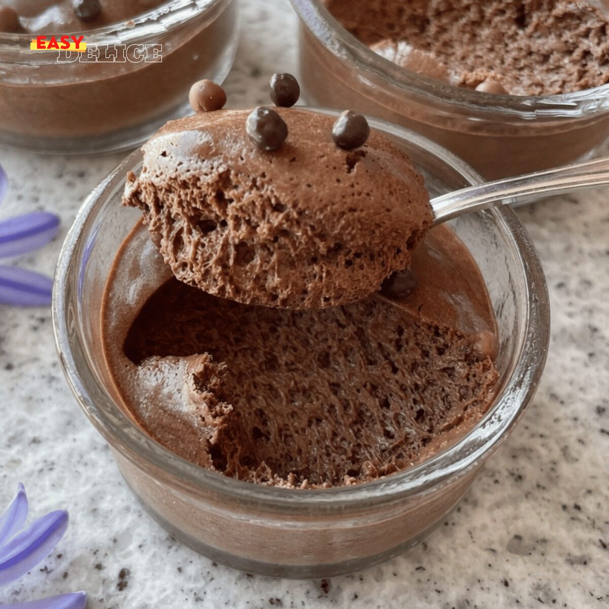  Mousse au Chocolat Façon Cyril Lignac (Ultra Légère & Gourmande)