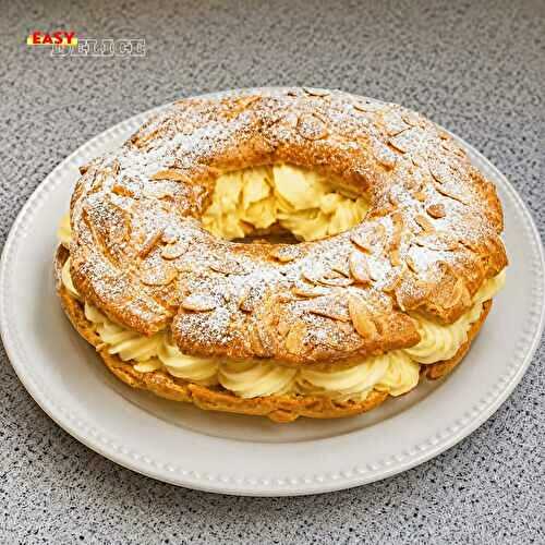 Paris-Brest Crème Diplomate Vanille (Version Légère & Ultra Gourmande)