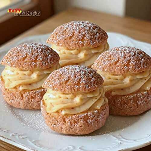 Petits Choux Façon Cyril Lignac à la Crème Diplomate