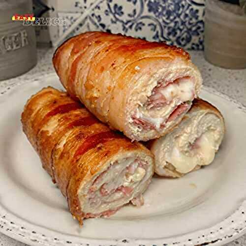 Roulés de Poulet Italiens au Bacon & Fromage Fondant 🇮🇹