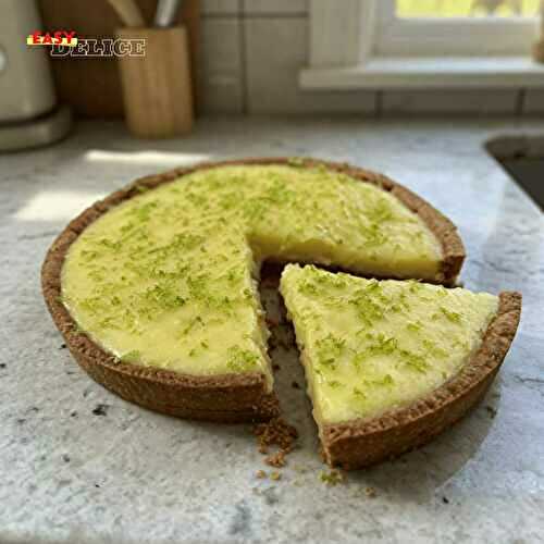 Tarte au Citron Vert Ultra Gourmande (Pâte Sucrée & Crème Fondante)