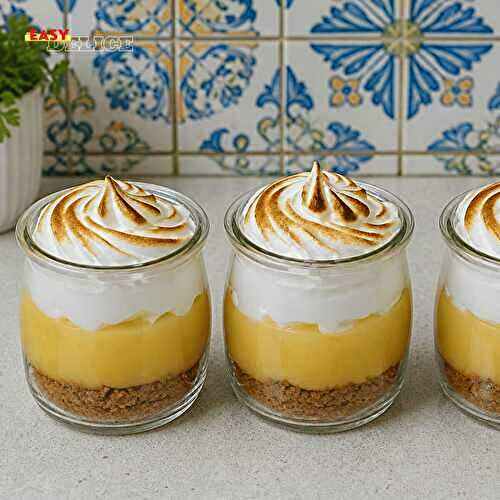 Verrines Citron Meringuées (Façon Dessert de Chef)