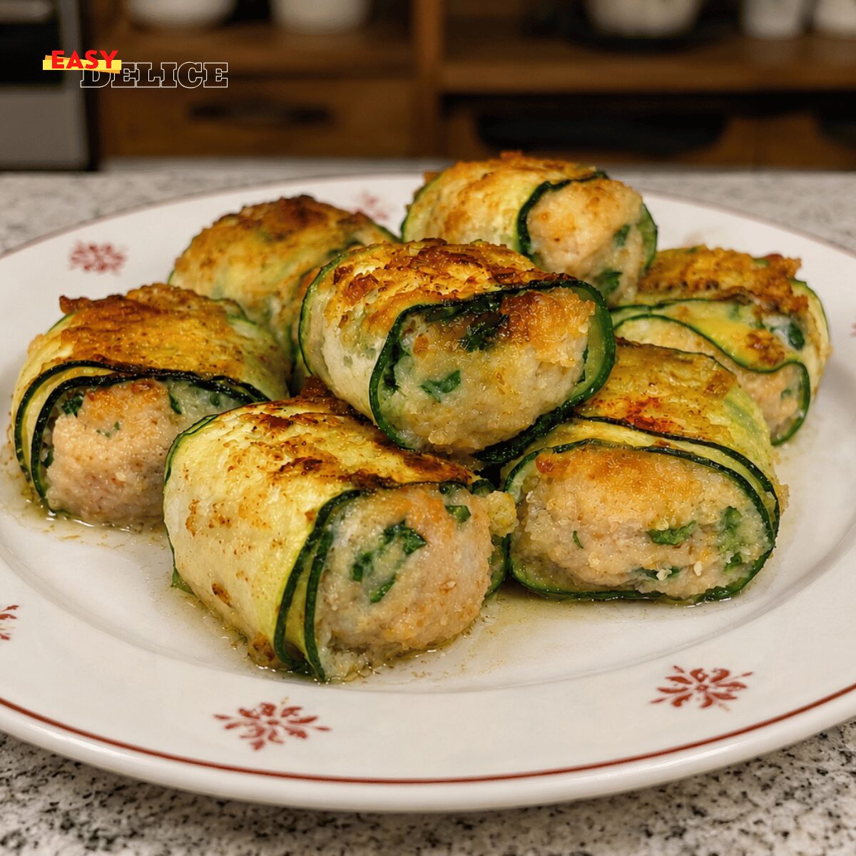 Bombettes de Courgettes au Poulet Croustillantes