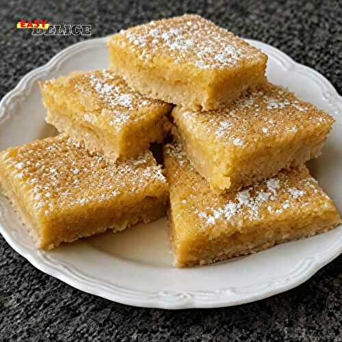Carrés au Citron (Lemon Bars) — Fondants, Acidulés et Irrésistibles !
