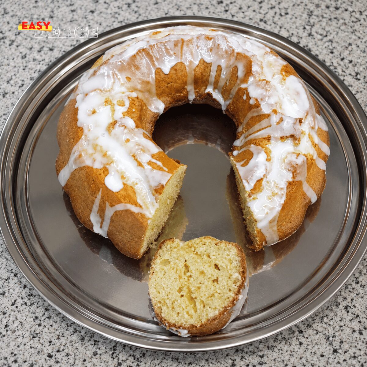 Gâteau Healthy au Citron Glacé Ultra Moelleux