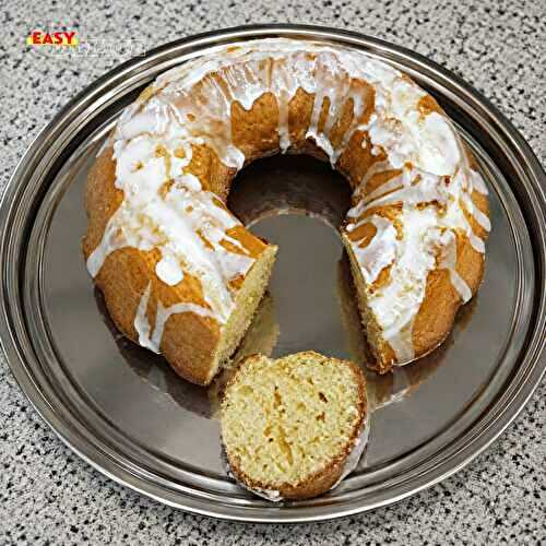 Gâteau Healthy au Citron Glacé Ultra Moelleux