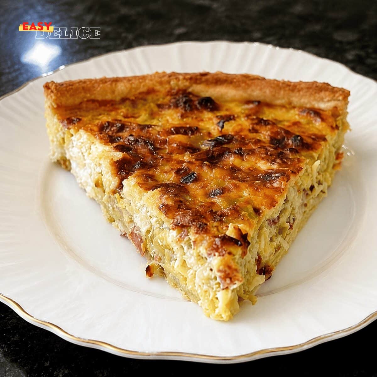 Quiche aux Poireaux & Lardons — Fondante, Dorée & Ultra Gourmande