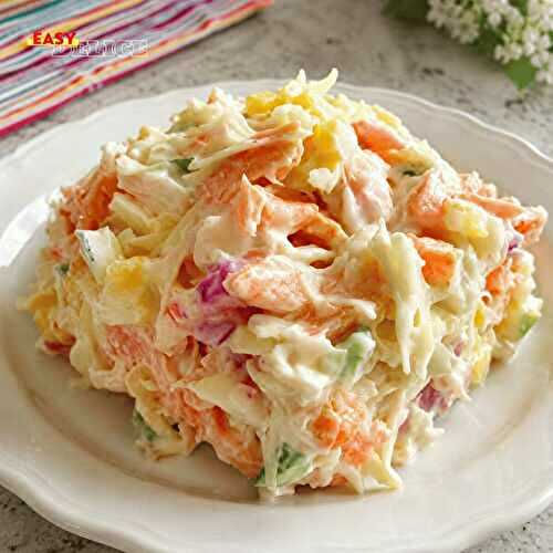 Salade Alaska Crémeuse au Surimi & Ananas