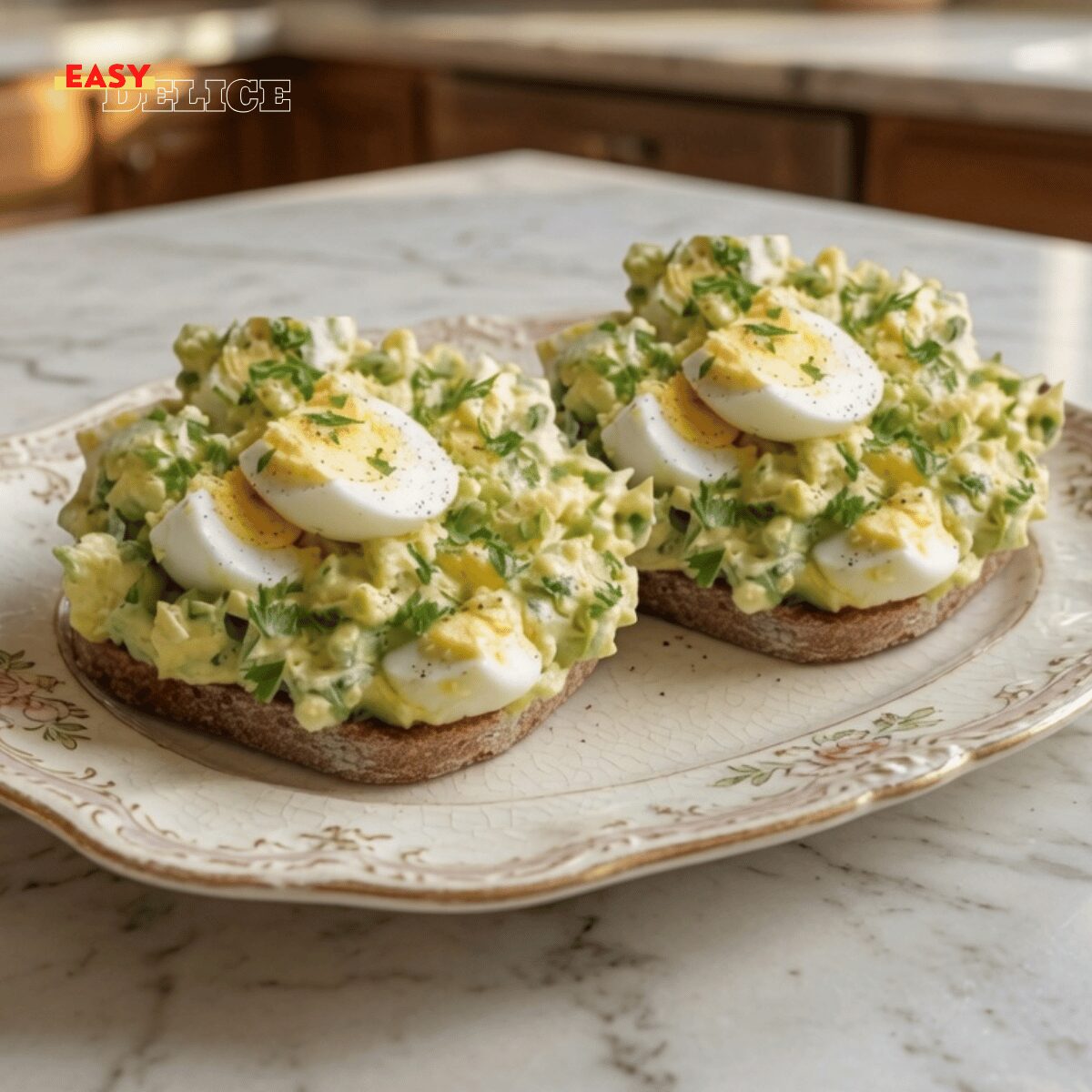 Salade d’Œufs Crémeuse à l’Avocat