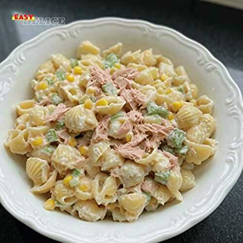 Salade de Pâtes au Thon — Fraîche, Crémeuse & Ultra Gourmande