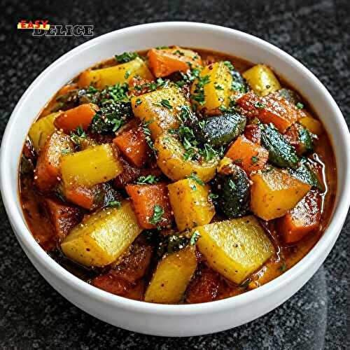 Tajine de Légumes Facile, Sain et Plein de Saveurs