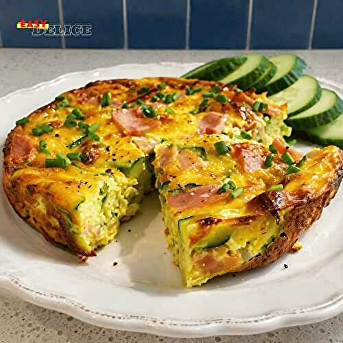 Flan de Courgettes au Jambon — Léger, Fondant & Ultra Gourmand !