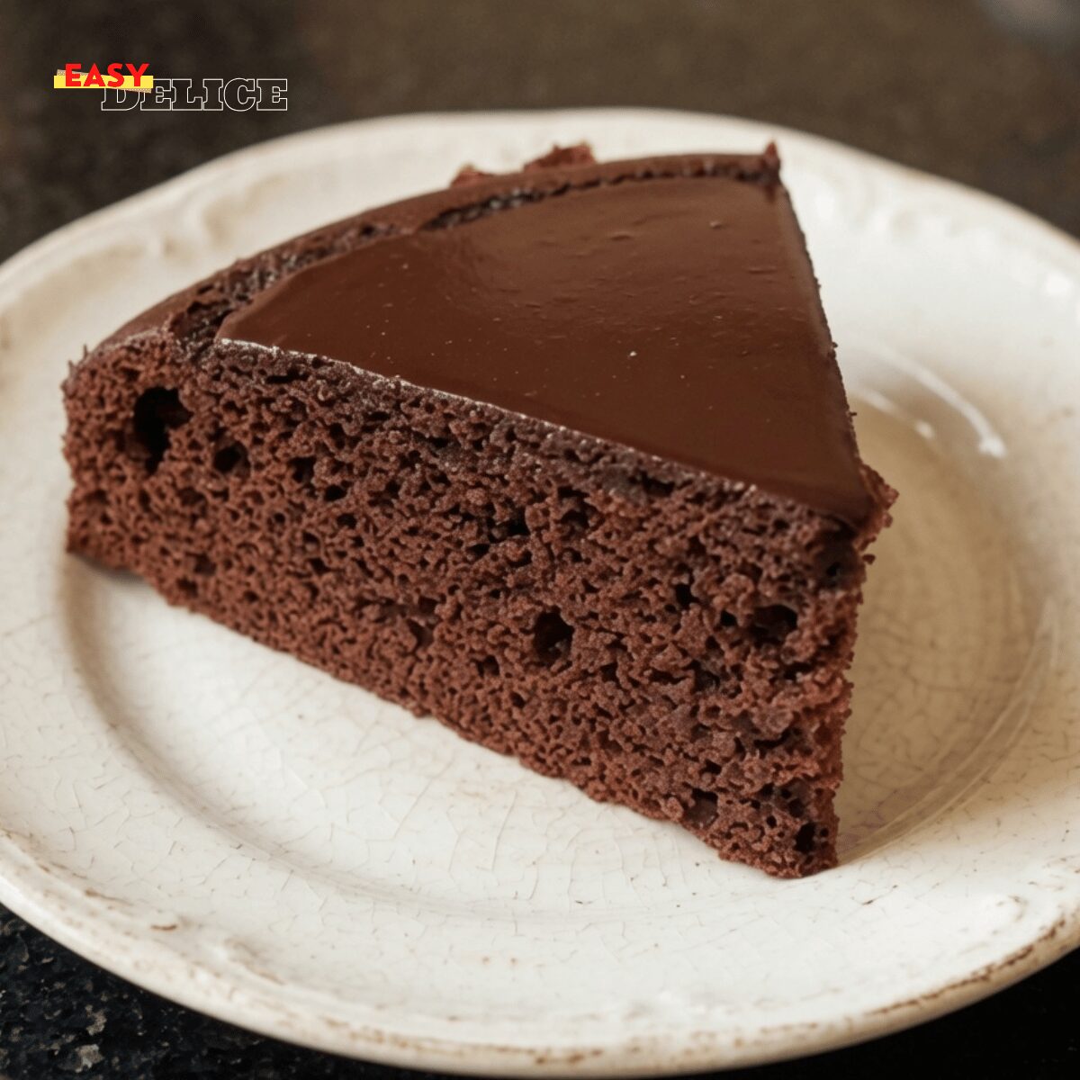 Gâteau au Chocolat Sans Sucre — Moelleux, Intense et Ultra Gourmand !
