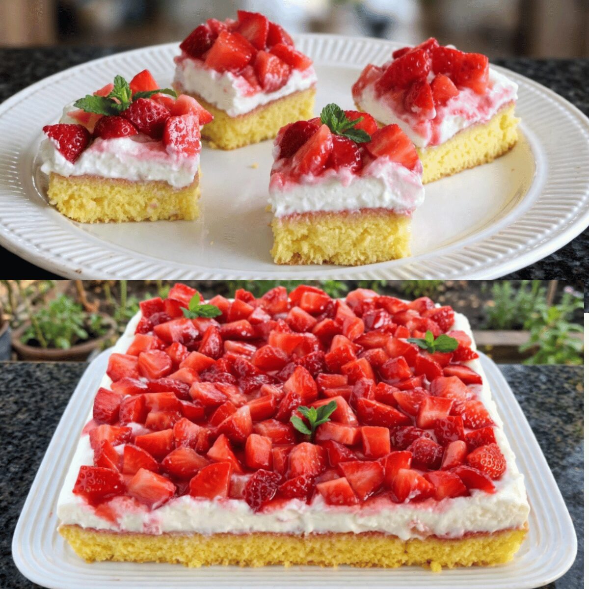 Gâteau Frais aux Fraises et à la Crème — Ultra Moelleux & Irrésistible !