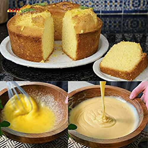 Gâteau Léger au Citron Ultra Moelleux Sans Beurre : Yaourt & Huile