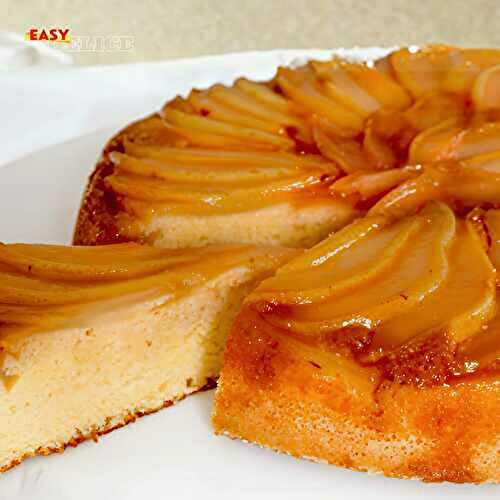 Gâteau Renversé à la Pêche — Moelleux, Caramélisé et Irrésistible !