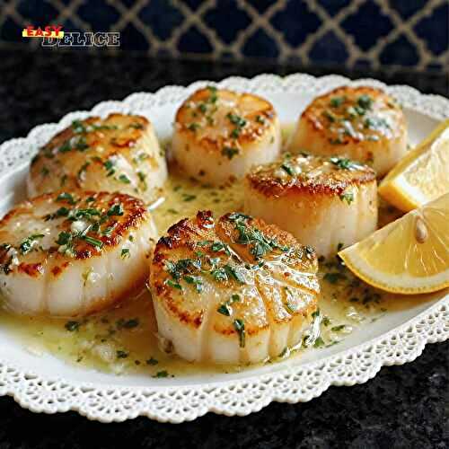 Noix de Saint-Jacques Poêlées au Beurre Citronné