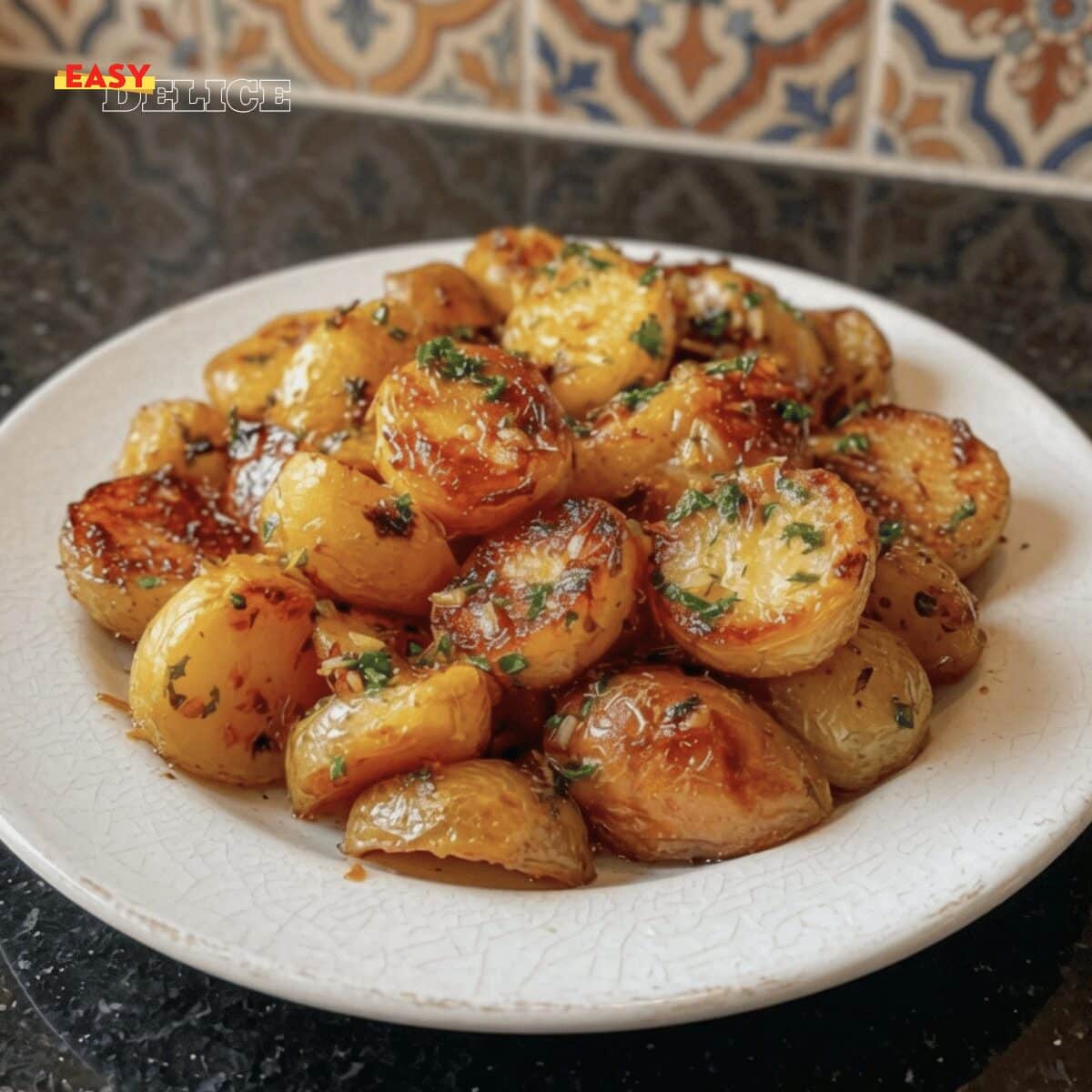 Pommes de Terre Grenailles Rôties au Beurre Aillé — Ultra Croustillantes et Fondantes Façon Chef !
