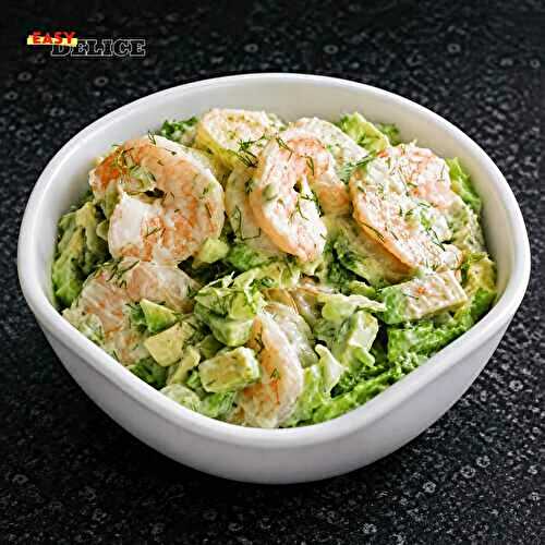 Salade Crevettes Avocat Crémeuse : la recette facile et fraîche