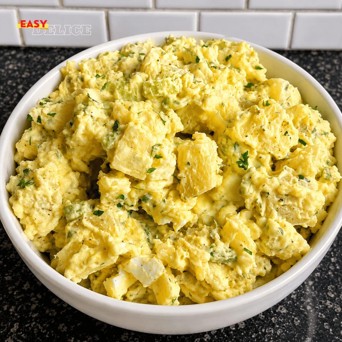 Salade de Pommes de Terre Américaine — Ultra Crémeuse et Irrésistible !